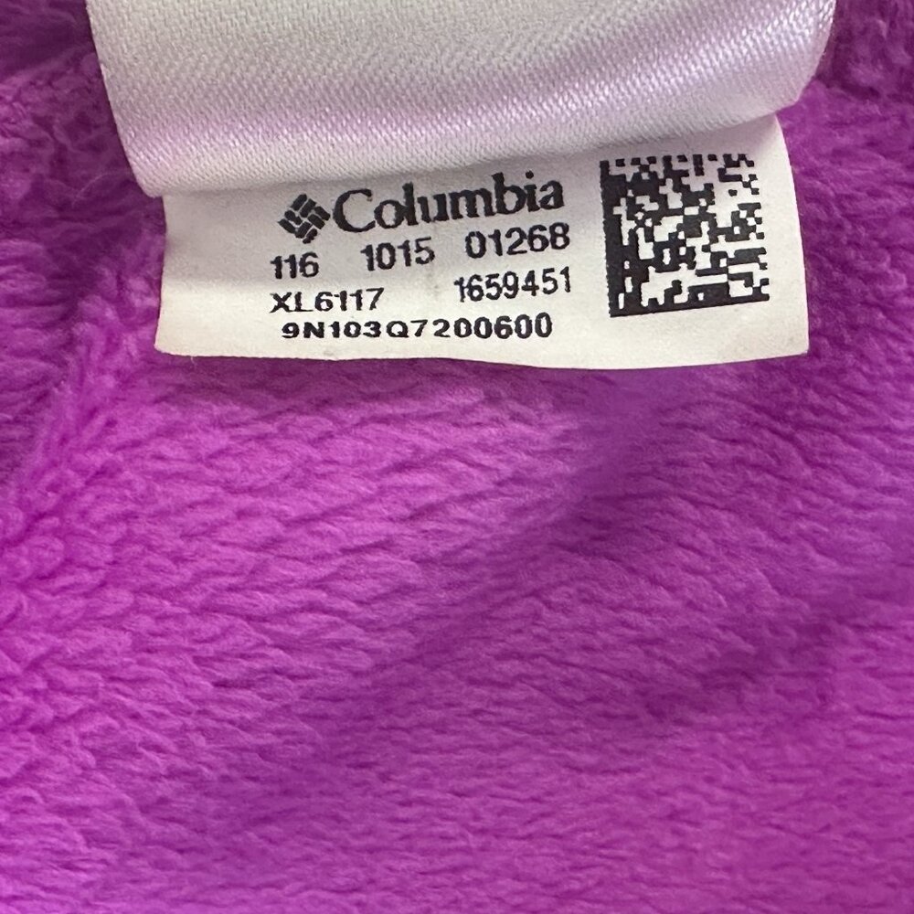 Columbia Jacket Womens Size‎ XL Pink Fleece Logo Full-Zip - Picture 15 of 16